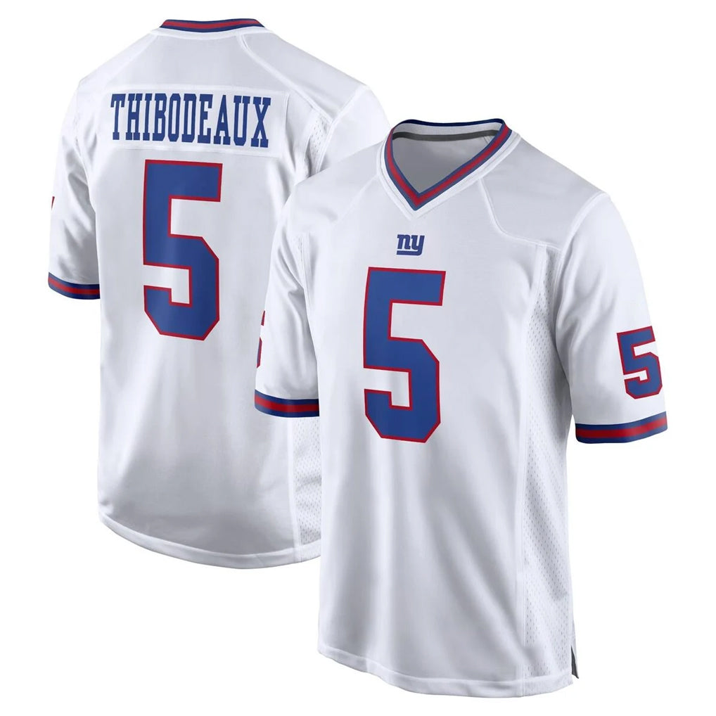 Parkc NY.Giants #5 Kayvon Thibodeaux Player White Game Home Stitched Jerseys