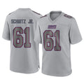 Parkc NY.Giants #61 John Michael Schmitz Jr. Player Gray Atmosphere Fashion Limited Game Stitched Jerseys