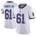 Parkc NY.Giants #61 John Michael Schmitz Jr. Player White Color Rush Home Game Stitched Jerseys