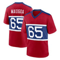 Parkc NY.Giants #65 Francis Mauigoa Player Red Century Home Game Stitched Jerseys
