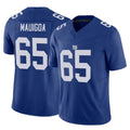 Parkc NY.Giants #65 Francis Mauigoa Player Royal Limited Vapor F.U.S.E. Home Game Stitched Jerseys