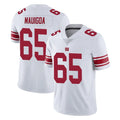 Parkc NY.Giants #65 Francis Mauigoa Player White Limited Vapor Untouchable Home Game Stitched Jerseys