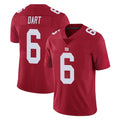 Parkc NY.Giants #6 Jaxson Dart Player Red Limited Vapor Untouchable Home Game Stitched Jerseys