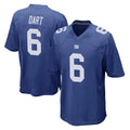 Parkc NY.Giants #6 Jaxson Dart Player Royal Home Game Stitched Jerseys