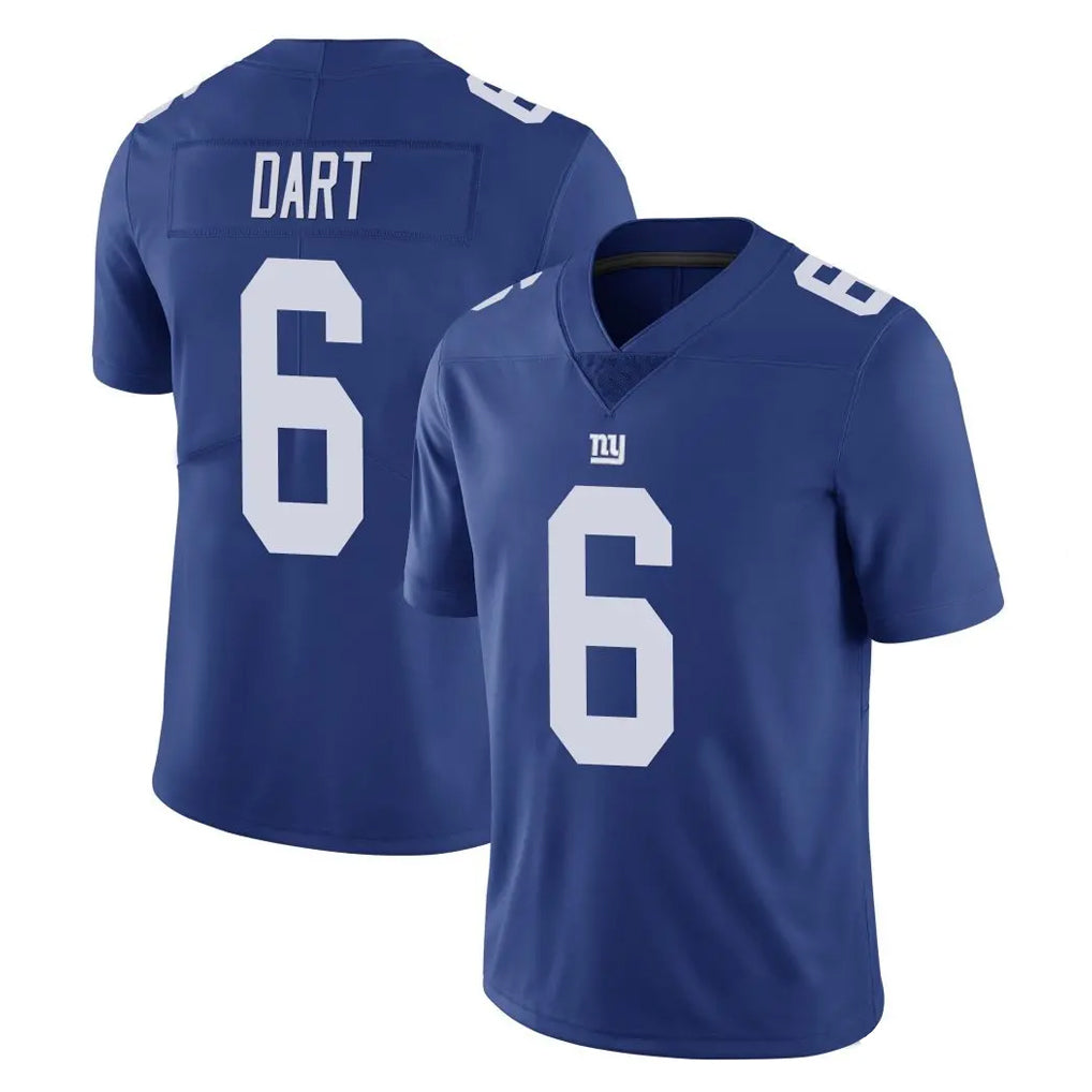 Parkc NY.Giants #6 Jaxson Dart Player Royal Limited Vapor Untouchable Home Game Stitched Jerseys