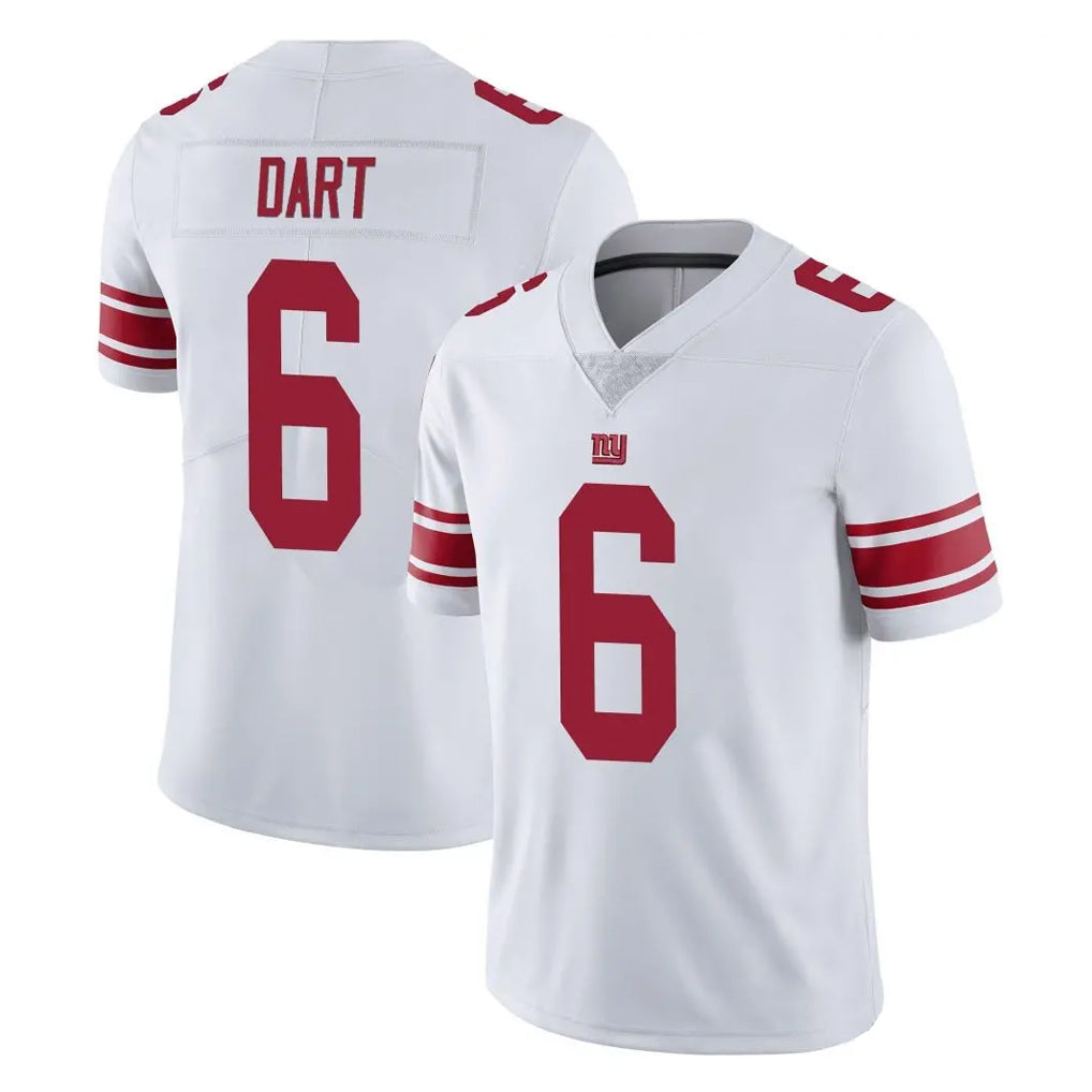 Parkc NY.Giants #6 Jaxson Dart Player White Limited Vapor Untouchable Home Game Stitched Jerseys