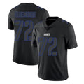 Parkc NY.Giants #72 Jermaine Eluemunor Player Black Impact Limited Home Game Stitched Jerseys