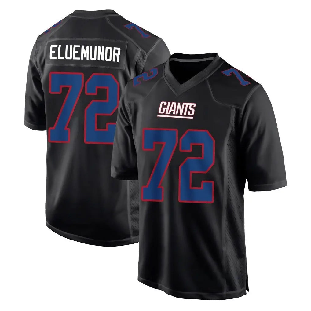 Parkc NY.Giants #72 Jermaine Eluemunor Player Carbon Fashion Limited Home Game Stitched Jerseys