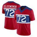 Parkc NY.Giants #72 Jermaine Eluemunor Player Red Century Vapor F.U.S.E. Home Game Stitched Jerseys