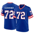 Parkc NY.Giants #72 Jermaine Eluemunor Player Royal Classic Home Game Stitched Jerseys