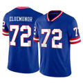 Parkc NY.Giants #72 Jermaine Eluemunor Player Royal Classic Vapor Home Game Stitched Jerseys