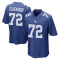 Parkc NY.Giants #72 Jermaine Eluemunor Player Royal Home Game Stitched Jerseys