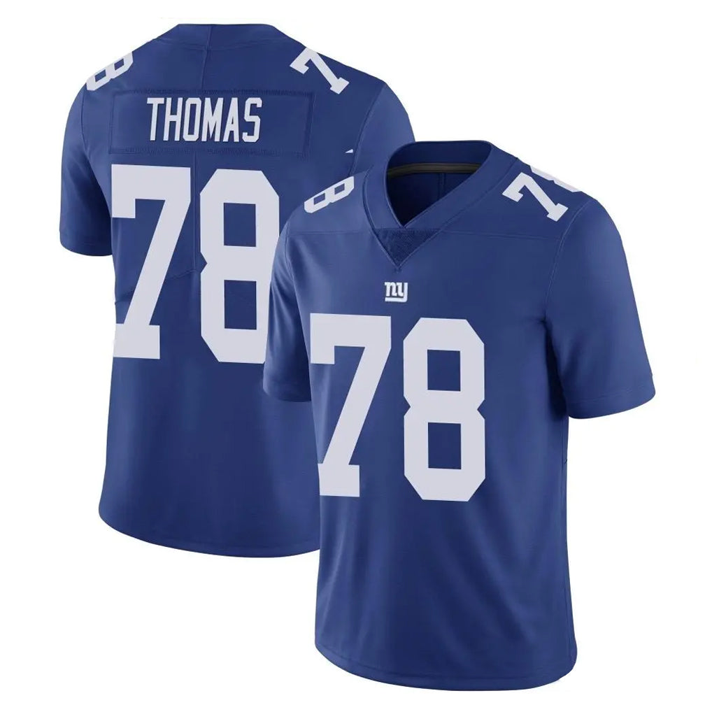 Parkc NY.Giants #78 Andrew Thomas Player Royal Limited Vapor Untouchable Home Game Stitched Jerseys