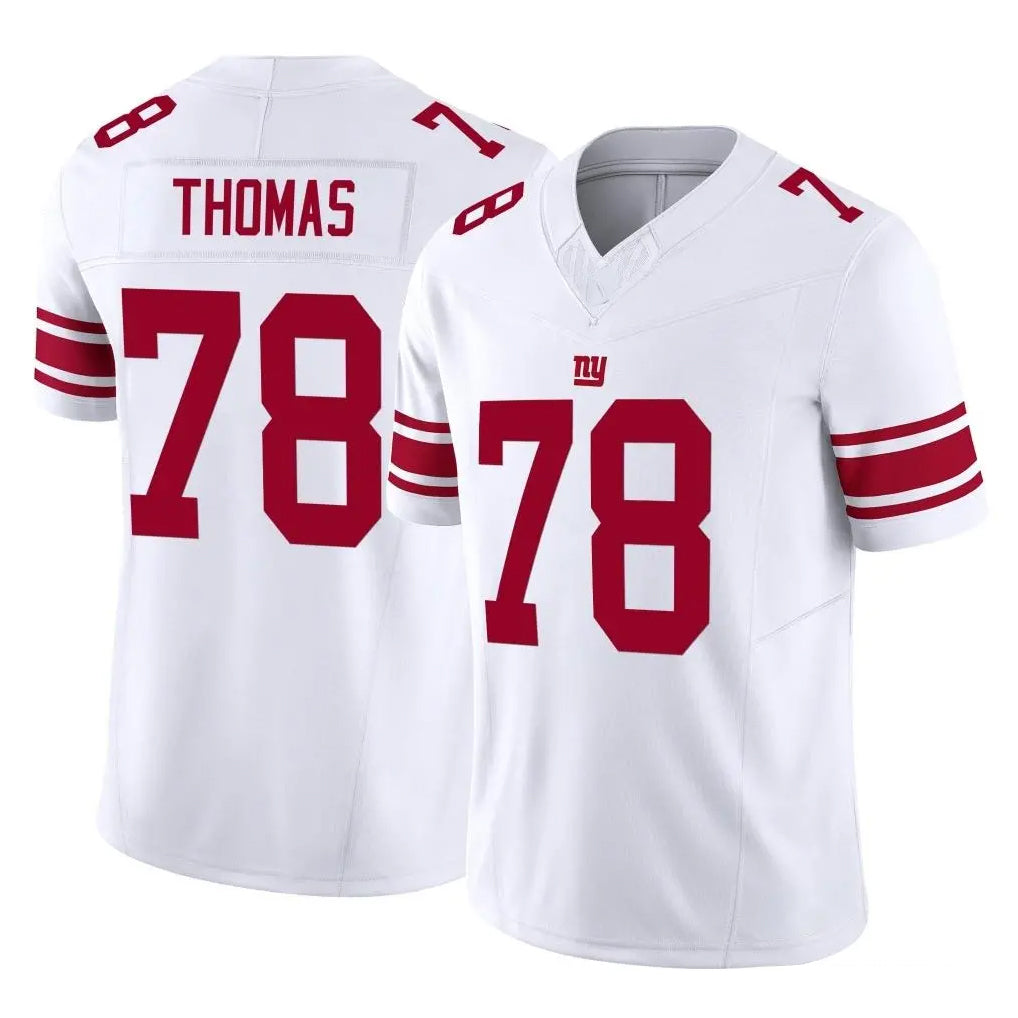 Parkc NY.Giants #78 Andrew Thomas Player White Limited Vapor F.U.S.E. Home Game Stitched Jerseys