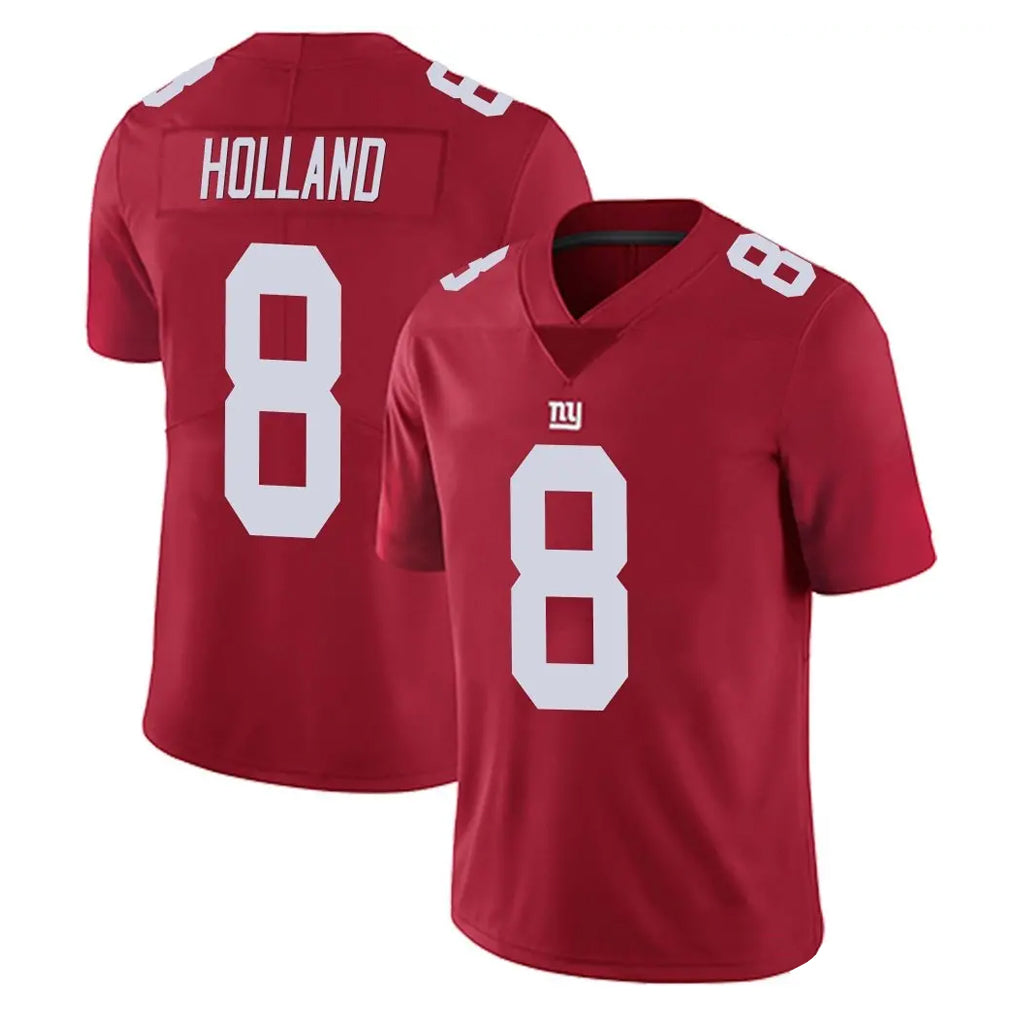 Parkc NY.Giants #8 Jevon Holland Player Red Limited Vapor Untouchable Home Game Stitched Jerseys