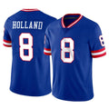 Parkc NY.Giants #8 Jevon Holland Player Royal Classic Vapor Home Game Stitched Jerseys