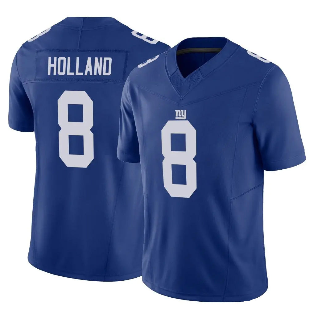 Parkc NY.Giants #8 Jevon Holland Player Royal Limited Vapor F.U.S.E. Home Game Stitched Jerseys
