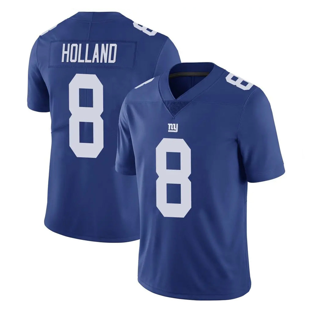 Parkc NY.Giants #8 Jevon Holland Player Royal Limited Vapor Untouchable Home Game Stitched Jerseys