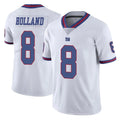 Parkc NY.Giants #8 Jevon Holland Player White Color Rush Home Game Stitched Jerseys