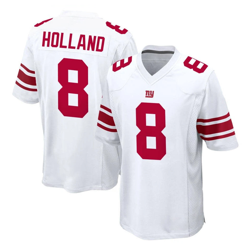 Parkc NY.Giants #8 Jevon Holland Player White Home Game Stitched Jerseys
