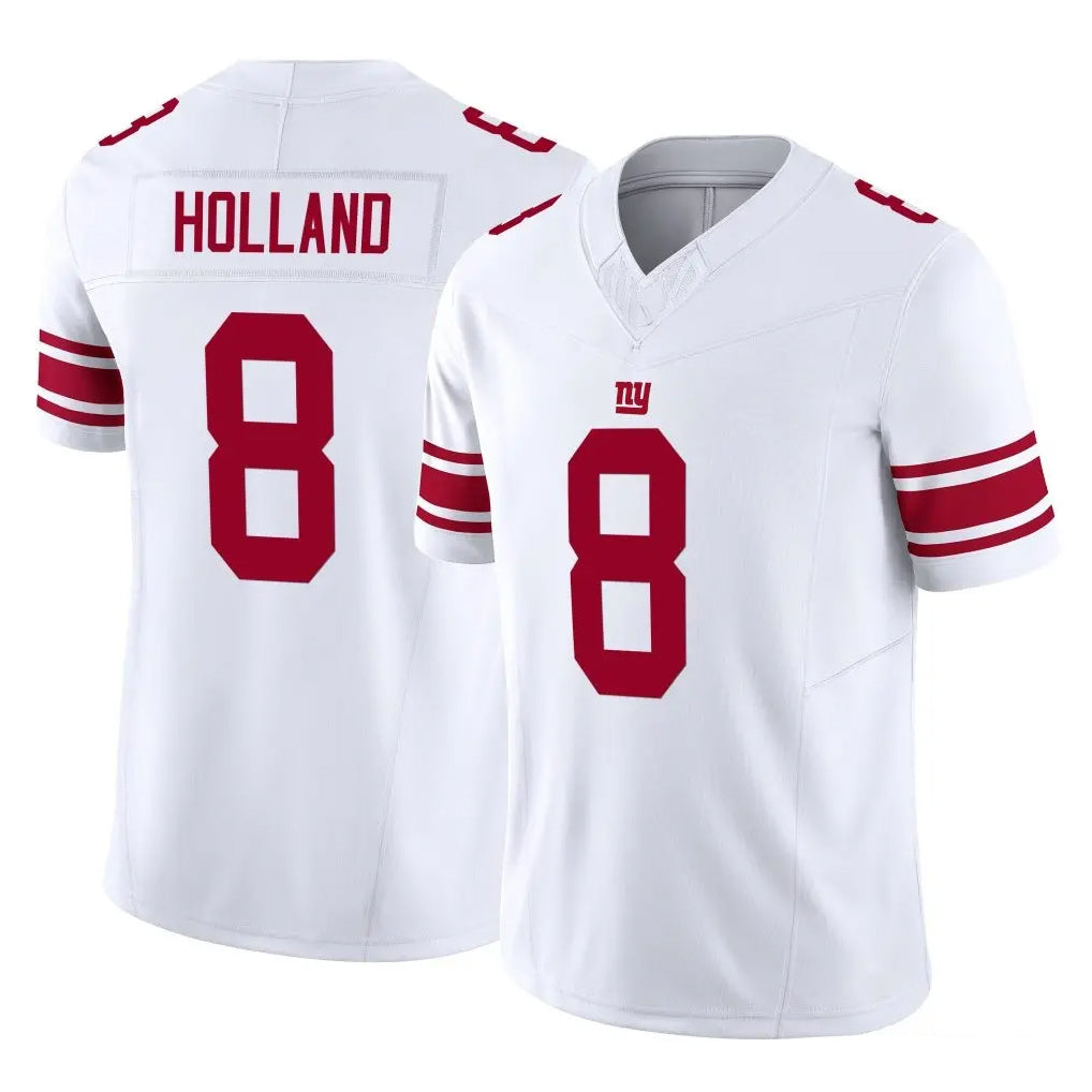 Parkc NY.Giants #8 Jevon Holland Player White Limited Vapor F.U.S.E. Home Game Stitched Jerseys