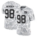Parkc NY.Giants #98 DJ Reader Player Arctic Camo Salute To Service Limited Game Stitched Jerseys