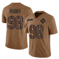 Parkc NY.Giants #98 DJ Reader Player Brown Salute To Service Limited Stitched Jerseys