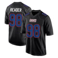 Parkc NY.Giants #98 DJ Reader Player Carbon Fashion Limited Home Game Stitched Jerseys
