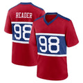 Parkc NY.Giants #98 DJ Reader Player Red Century Home Game Stitched Jerseys