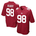 Parkc NY.Giants #98 DJ Reader Player Red Home Game Stitched Jerseys
