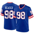Parkc NY.Giants #98 DJ Reader Player Royal Classic Home Game Stitched Jerseys