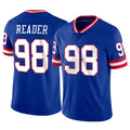 Parkc NY.Giants #98 DJ Reader Player Royal Classic Vapor Home Game Stitched Jerseys