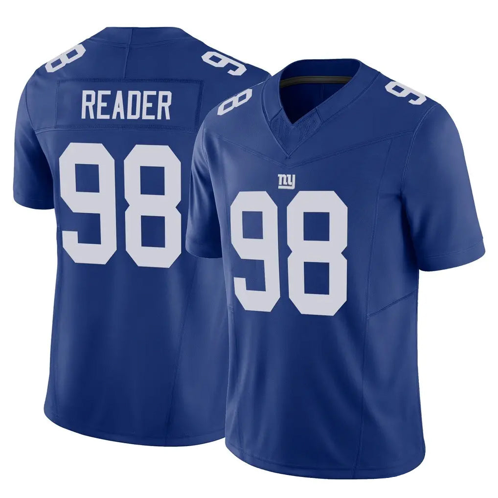 Parkc NY.Giants #98 DJ Reader Player Royal Limited Vapor F.U.S.E. Home Game Stitched Jerseys