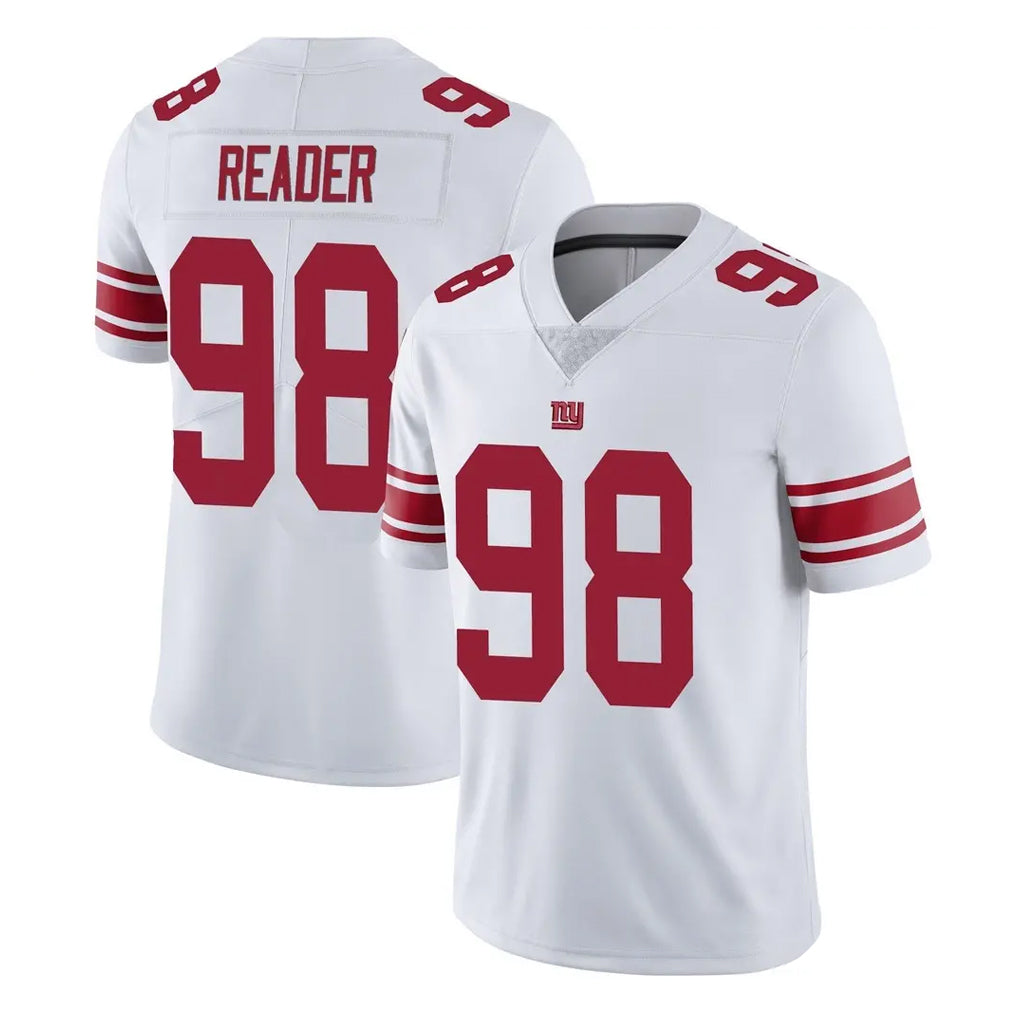 Parkc NY.Giants #98 DJ Reader Player White Limited Vapor Untouchable Home Game Stitched Jerseys