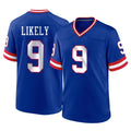 Parkc NY.Giants #9 Lsaiah Likely Player Royal Classic Home Game Stitched Jerseys