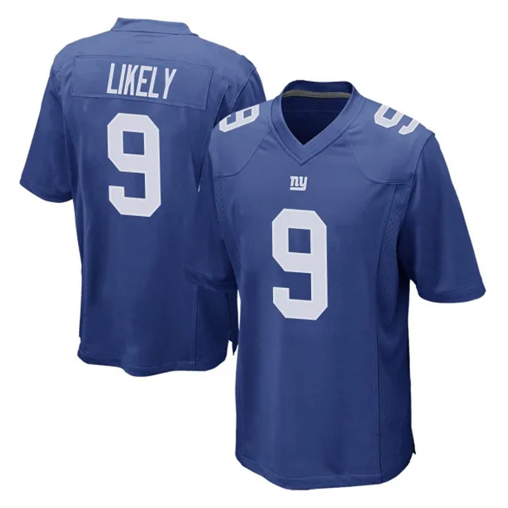 Parkc NY.Giants #9 Lsaiah Likely Player Royal Home Game Stitched Jerseys