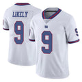 Parkc NY.Giants #9 Lsaiah Likely Player White Color Rush Home Game Stitched Jerseys