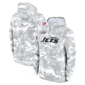 Parkc NY.Jets Arctic Camo Salute to Service Pullover Hoodies Limited Game Blank Player Stitched Jerseys