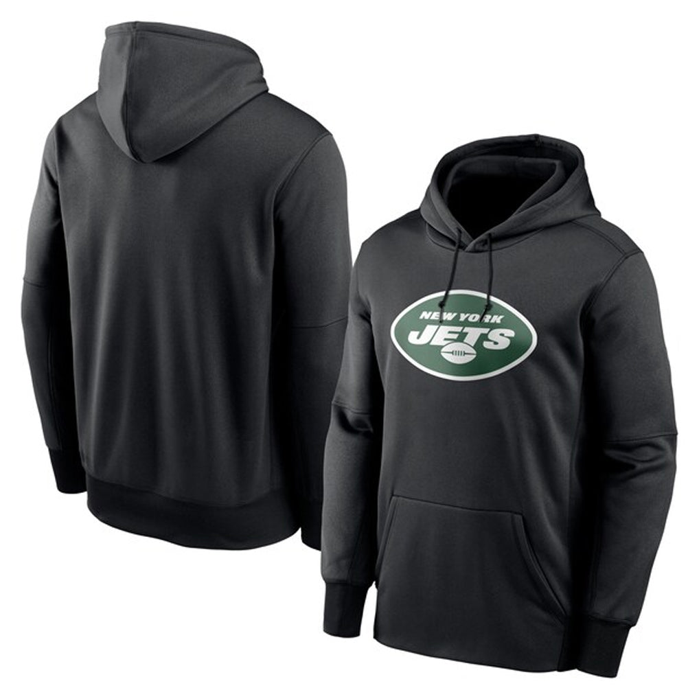 Parkc NY.Jets Black LOGO Pullover Hoodies Limited Game Blank Player Stitched Jerseys