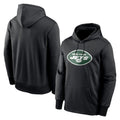 Parkc NY.Jets Black LOGO Pullover Hoodies Limited Game Blank Player Stitched Jerseys
