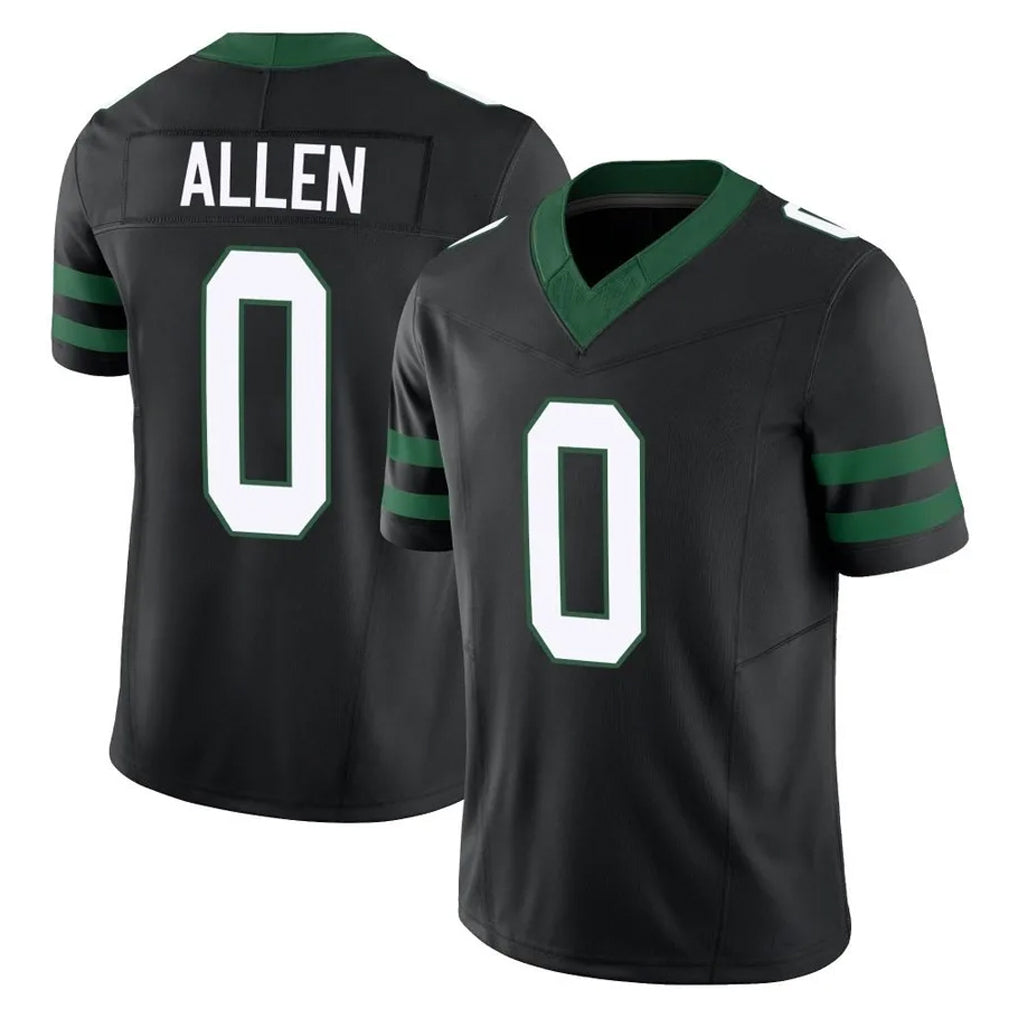 Parkc NY.Jets #0 Braelon Allen Player Black Limited Legacy Vapor F.U.S.E. Home Game Stitched Jerseys