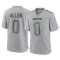 Parkc NY.Jets #0 Braelon Allen Player Gray Limited Atmosphere Fashion Home Game Stitched Jerseys