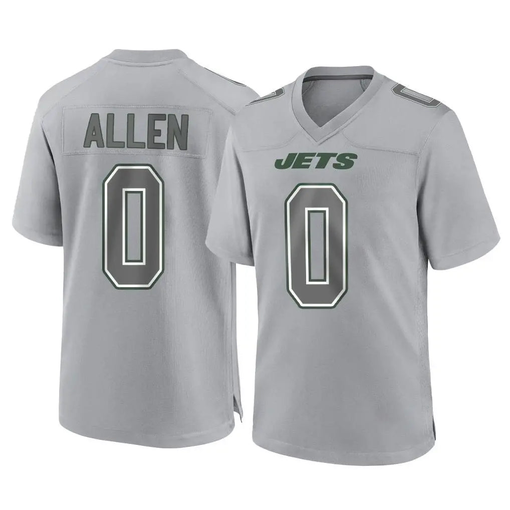 Parkc NY.Jets #0 Braelon Allen Player Gray Limited Atmosphere Fashion Home Game Stitched Jerseys