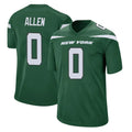 Parkc NY.Jets #0 Braelon Allen Player Green Home Game Stitched Jerseys