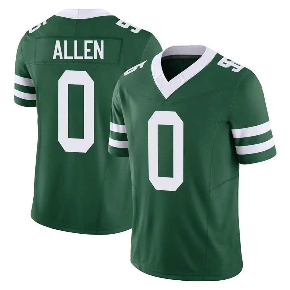 Parkc NY.Jets #0 Braelon Allen Player Green Legacy Limited Vapor F.U.S.E. Home Game Stitched Jerseys