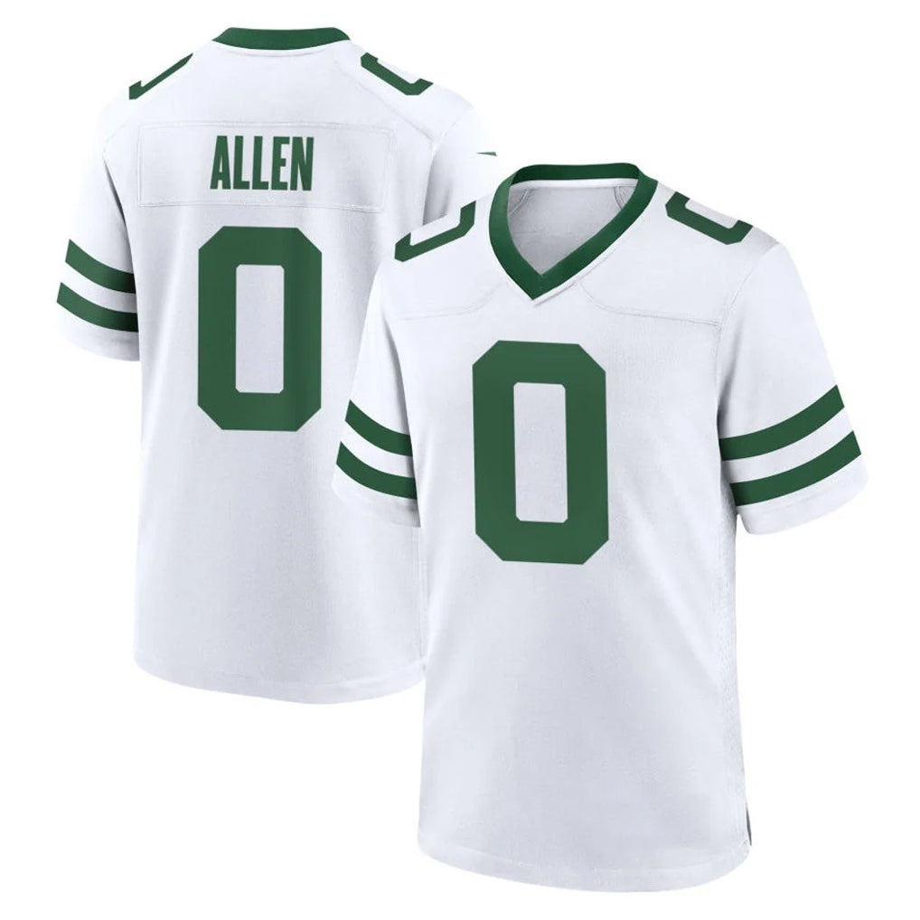 Parkc NY.Jets #0 Braelon Allen Player White Legacy Home Game Stitched Jerseys