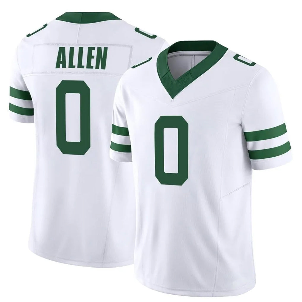 Parkc NY.Jets #0 Braelon Allen Player White Legacy Limited Vapor F.U.S.E. Home Game Stitched Jerseys