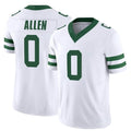 Parkc NY.Jets #0 Braelon Allen Player White Legacy Limited Vapor F.U.S.E. Home Game Stitched Jerseys
