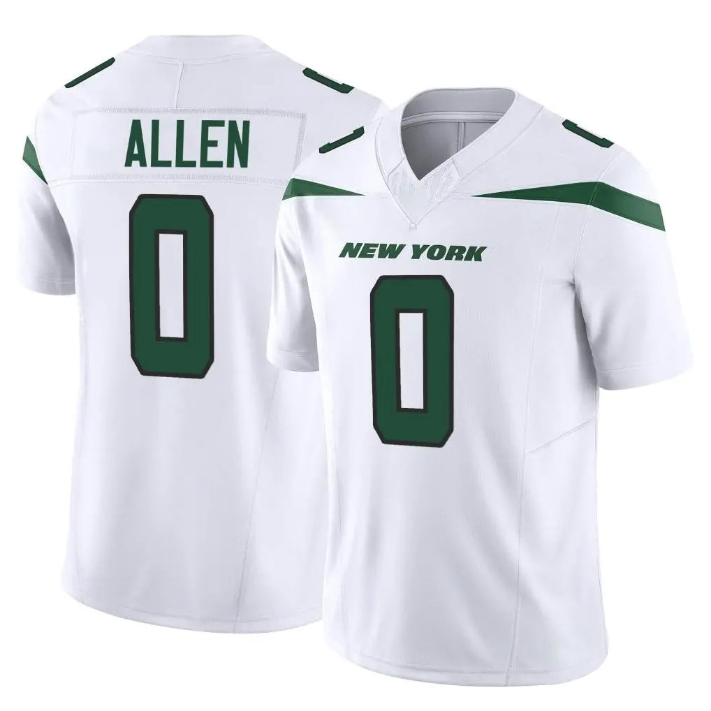 Parkc NY.Jets #0 Braelon Allen Player White Limited Vapor F.U.S.E. Home Game Stitched Jerseys