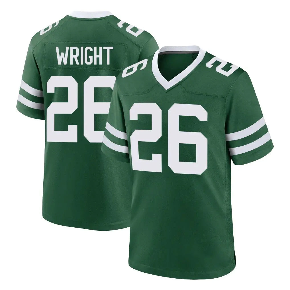 Parkc NY.Jets #26 Nahshon Wright Player Green Legacy Home Game Stitched Jerseys